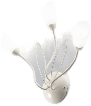 Jupiter Vegglampe Gloriosa, krem, 3 lyskilder