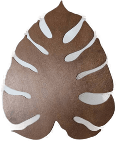 Envostar Folah vegglampe, valnøtt, 40 x 35 cm