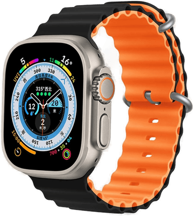 Techprotect Iconband Pro Silikonstropp - Svart/Oransje