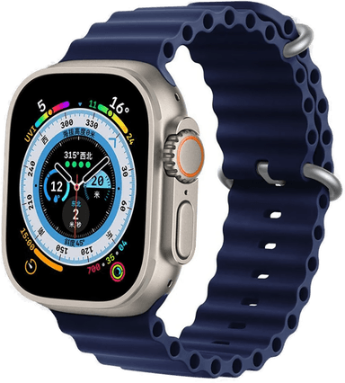 Techprotect Iconband Pro Silikonstropp Mørke Blå 42/44/45/49 mm