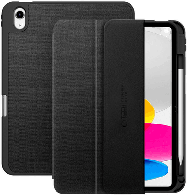 Techprotect Canvas Flip Deksel til iPad 11" / 10.9" - Svart