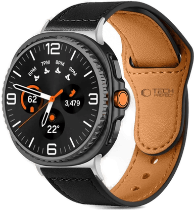 Techprotect Klokkereim i Ekte Skinn til Samsung Galaxy Watch 8 / 8 Classic