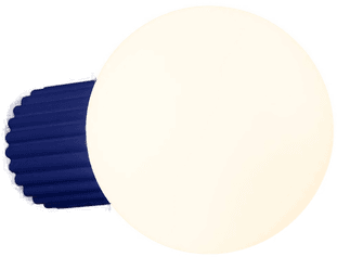 Sollux Lighting Vegglampe ORBI, ultramarin, Ø 12 cm