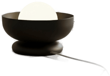 Emibig Lighting Bordlampe Ozzy LN1, svart