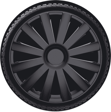 ARGO 15 SPYDER BLACK Hjulkapsler