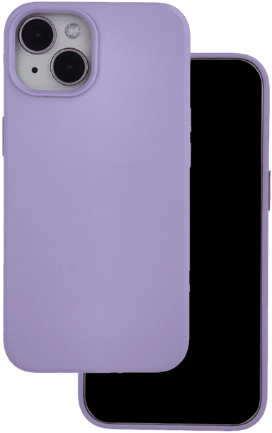 Mag Covers Leather Deksel iPhone 15 6,1" - Lilla