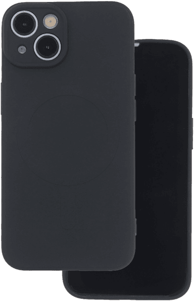 Tfo Simple Color Mag-deksel iPhone 15 - Svart
