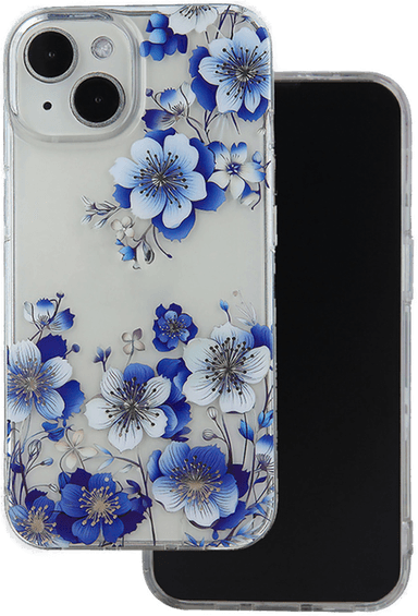 IMD Print Deksel til iPhone 13/14 - Blomster