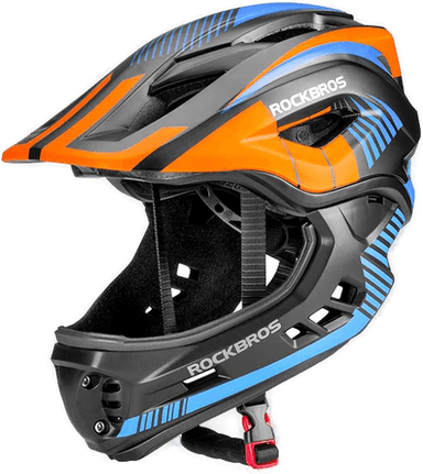 Rockbros TT-32SOBL-S Sykkelhjelm Barn Svart/Oransje