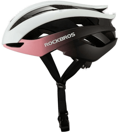 Rockbros Sykkelhjelm M 55-58 cm Blå/lyserosa