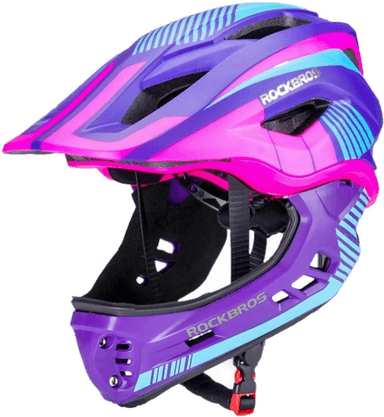 Rockbros Sykkelhjelm TT-32SBPP-S Lilla/Rosa