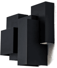 Luminex Vegglampe svart 5 x G9