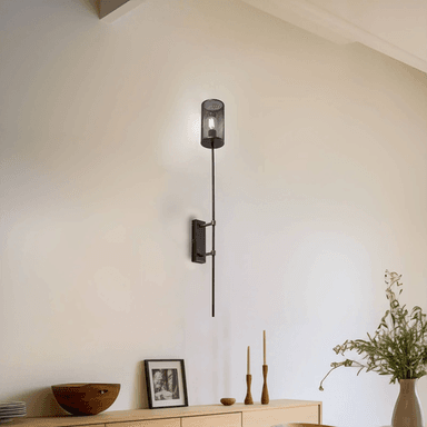 Luminex Vegglampe Wall, titanfarget