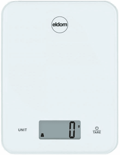 Eldom ARI Kjøkkenvekt 10 kg Hvit