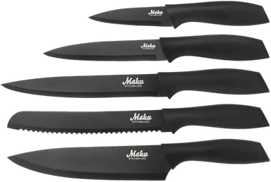 Maku Knivsett 5 deler svart