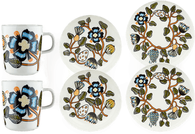 Marimekko Tiara middagssett 6 deler