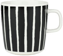 Marimekko Piccolo kopp 4 dl Black-White