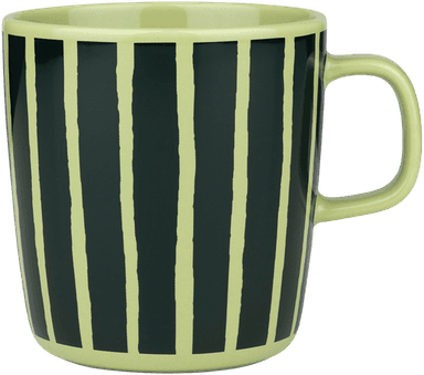 Marimekko Piccolo krus 40 cl pære/mørkegrønn