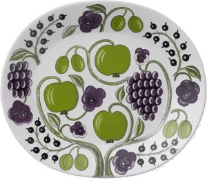 Arabia Paratiisi ovalt fat 36 cm Lilla