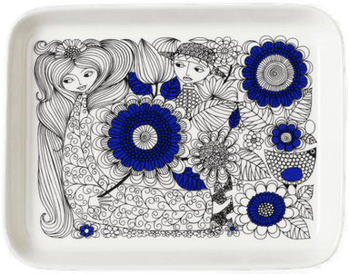 Arabia Pastoraali tallerken 15x19 cm