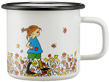 Muurla Pippi Långstrump emaljekrus 3,7 dl