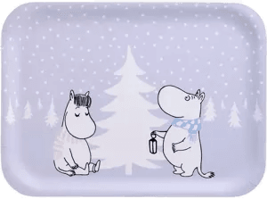 Muurla Moomin brett Snowfall 20x27 cm