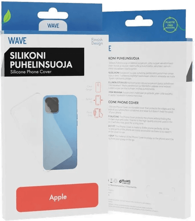 Wave silikondeksel iPhone 11 Pro, gjennomsiktig