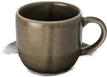 Heirol Svelte kopp med fat 12 cl Olive