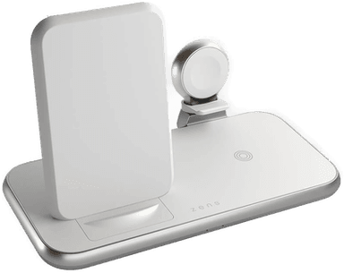 Zens 4 i 1 trådløs lader 45W hvit