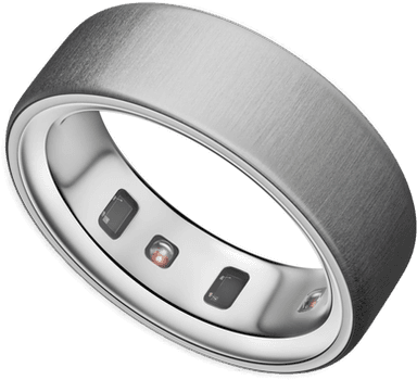 Oura Ring 4 str. 9 (børstet sølv)