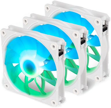 Blackstorm Luna UF120 ARGB PWM Viftepakke 120mm