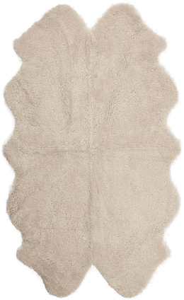 Natures Collection Saueskinnteppe 180x110 cm