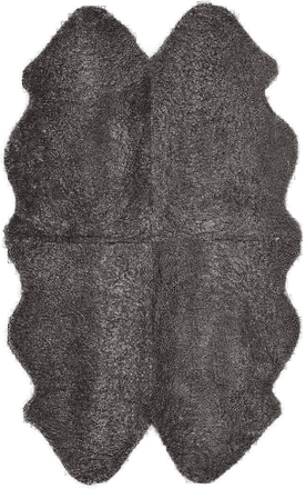 Natures Collection Saueskinnteppe 180x110 cm Grå