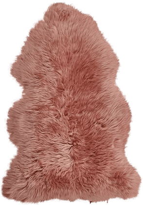 Natures Collection Saueskinn 115x60 cm Rosa