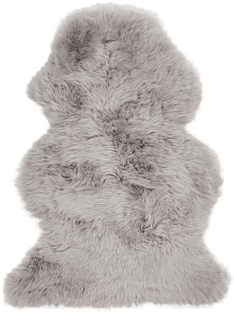 Natures Collection Saueskinn Lys Grå 115x60 cm