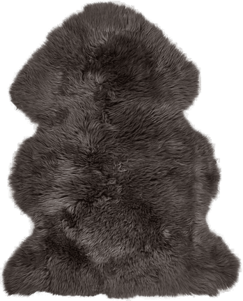 Natures Collection Saueskinn Mørk grå 115x60 cm