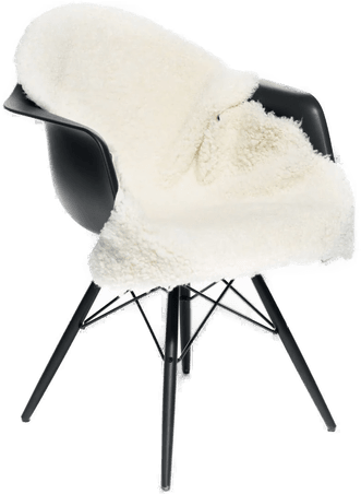 Natures Collection Saueskinn Hvit 115x60 cm