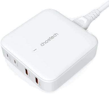 Choetech 100W GaN hurtiglader 2x USB-A / 2x USB-C
