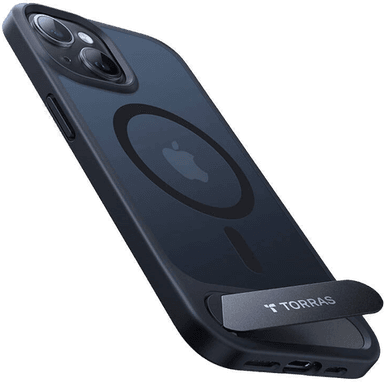 Torras Pstand Deksel iPhone 15 - Svart