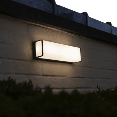 Lutec Utendørs LED-vegglampe Doblo 35 cm 4000K