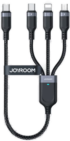 Joyroom 3-i-1 USB-C Kabel 0,3m