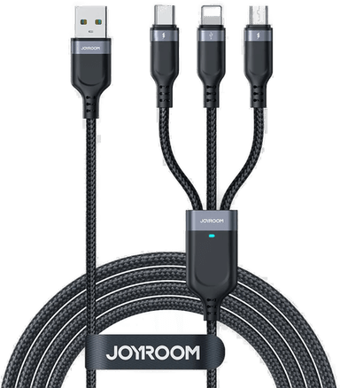 Joyroom 3-i-1 USB-kabel 1,2m
