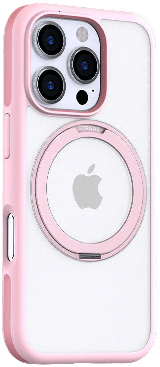 Torras Ostand R Fusion Deksel iPhone 16 Pro Max - Rosa