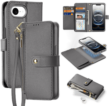 Dux Ducis Lawa Lommebokdeksel i skinn til iPhone 16e