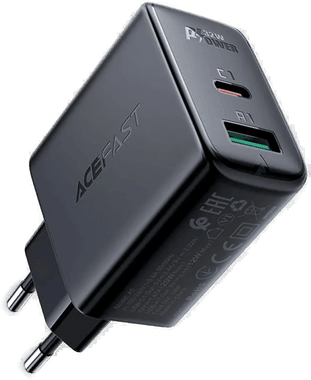Acefast Vegglader 32W USB-C/USB-A