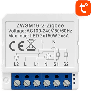 Avatto ZWSM16-W2 Smart brytermodul
