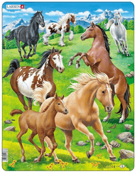 Selecta Play Larsen Jigsaw Puzzle Horses 65 pcs.