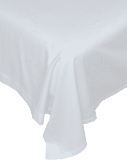 Høie Of Scandinavia Flatt laken sateng hvit