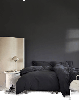 Høie Of Scandinavia Frøya bomullssengesett sort