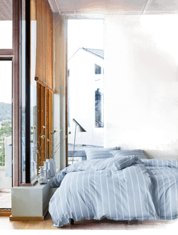 Høie Of Scandinavia Sander bomullssengesett denimblå